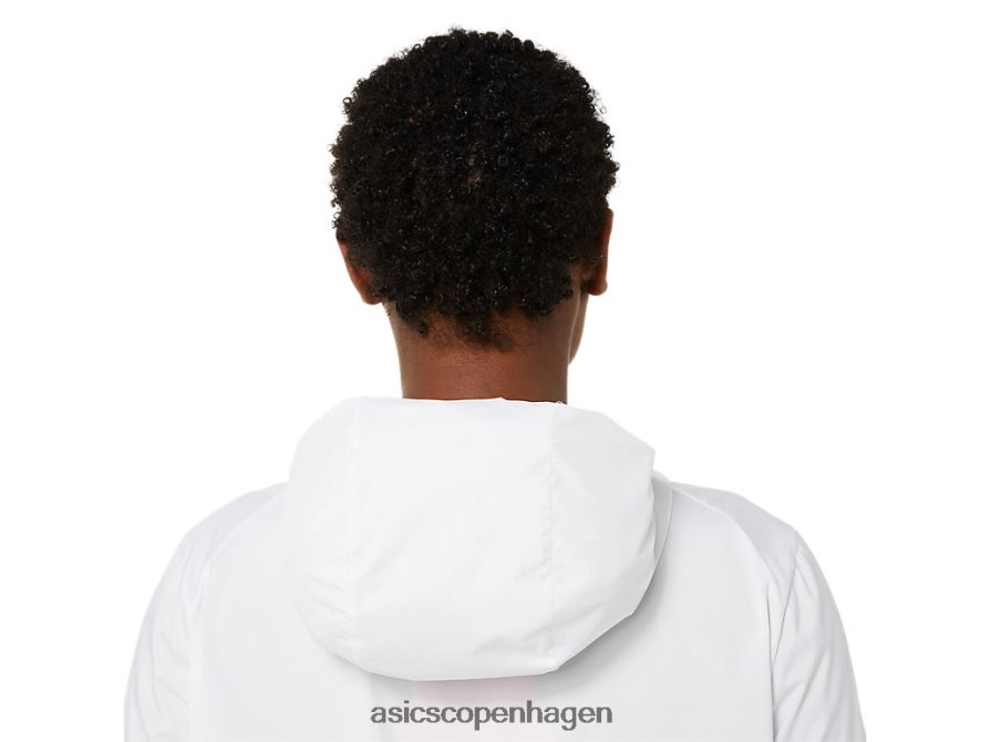 Asics lite-show jakke strålende hvid/limegrøn Z206F63270