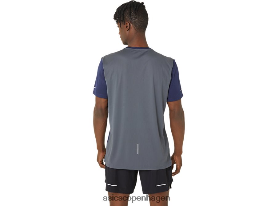 Asics lite-show mesh kortærmet top peacoat/bærer grå Z206F676