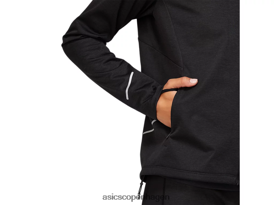 Asics lite-show vinterjakke ydeevne sort lyng Z206F63646