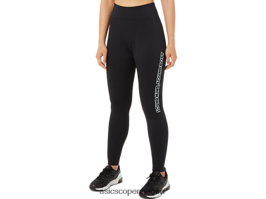 Asics logo grafik stram ydeevne sort Z206F63384