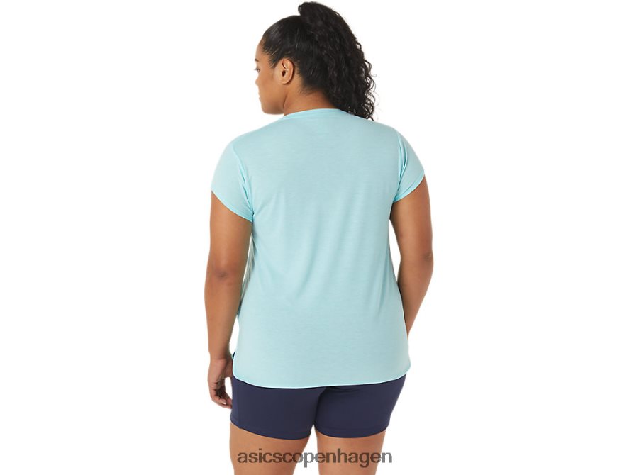 Asics lyng vneck top klarblå lyng Z206F63403