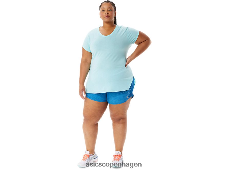 Asics lyng vneck top klarblå lyng Z206F63403