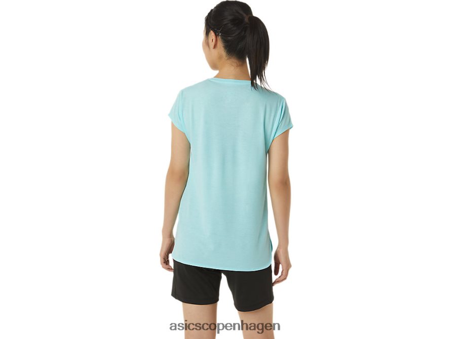 Asics lyng vneck top klarblå lyng Z206F63403