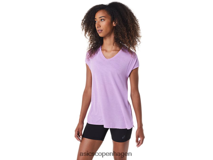 Asics lyng vneck top lavendel glød lyng Z206F63046
