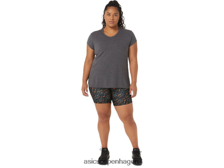 Asics lyng vneck top mørkegrå lyng Z206F64092