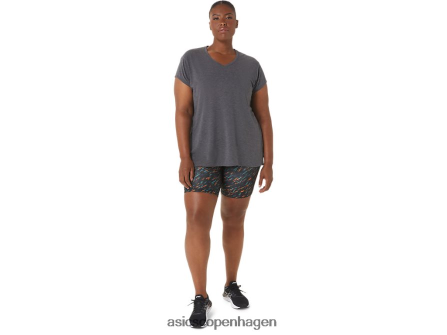 Asics lyng vneck top mørkegrå lyng Z206F64092