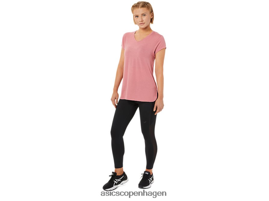 Asics lyng vneck top røget rosenlyng Z206F63838