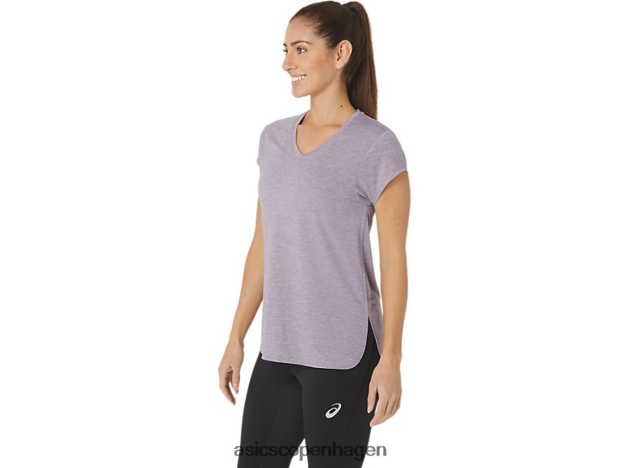 Asics lyng vneck top violet kvartslyng Z206F62150