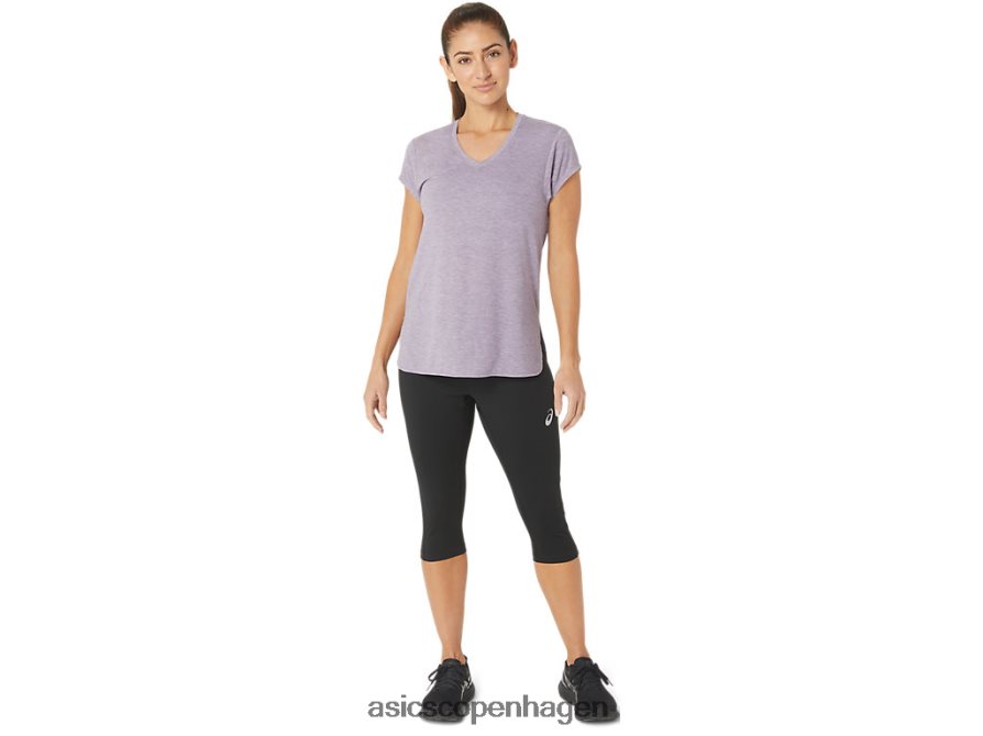 Asics lyng vneck top violet kvartslyng Z206F62150