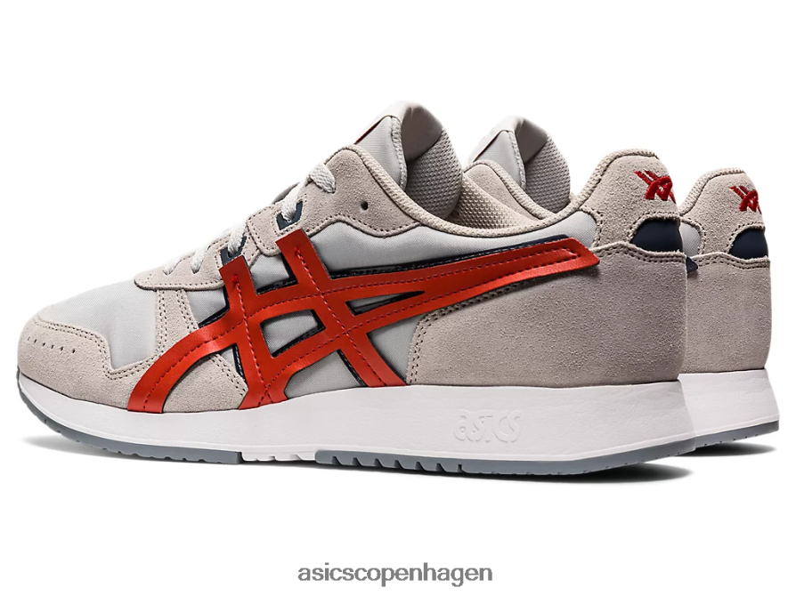 Asics lyte klassisk gletsjergrå/rød ler Z206F61335