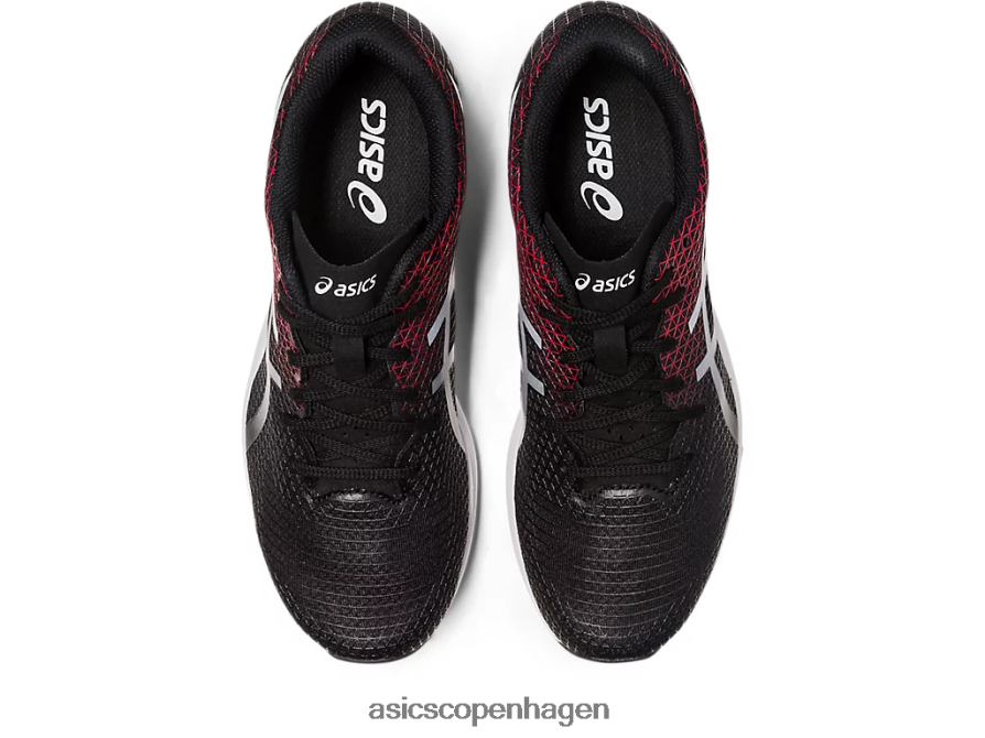 Asics lyteracer 4 sort/klassisk rød Z206F6106