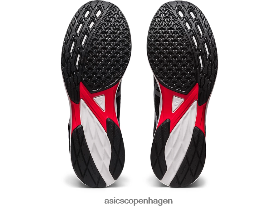 Asics lyteracer 4 sort/klassisk rød Z206F6106