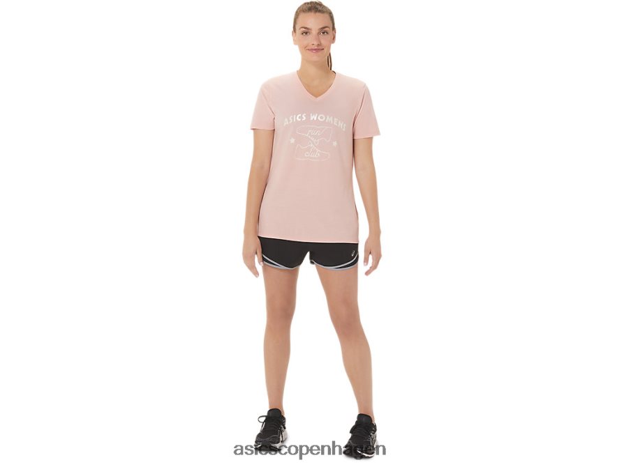 Asics løb klub v-hals frostet rose Z206F62813