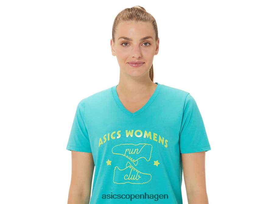 Asics løb klub v-hals havglas Z206F62989