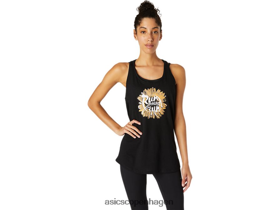 Asics løbe rundt om solen racerback ydeevne sort Z206F64104