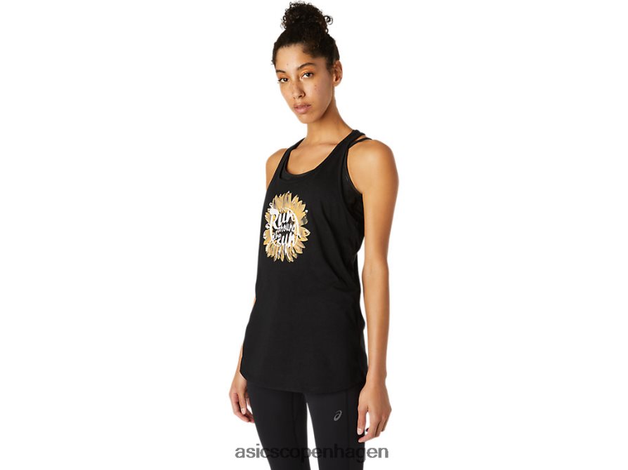Asics løbe rundt om solen racerback ydeevne sort Z206F64104