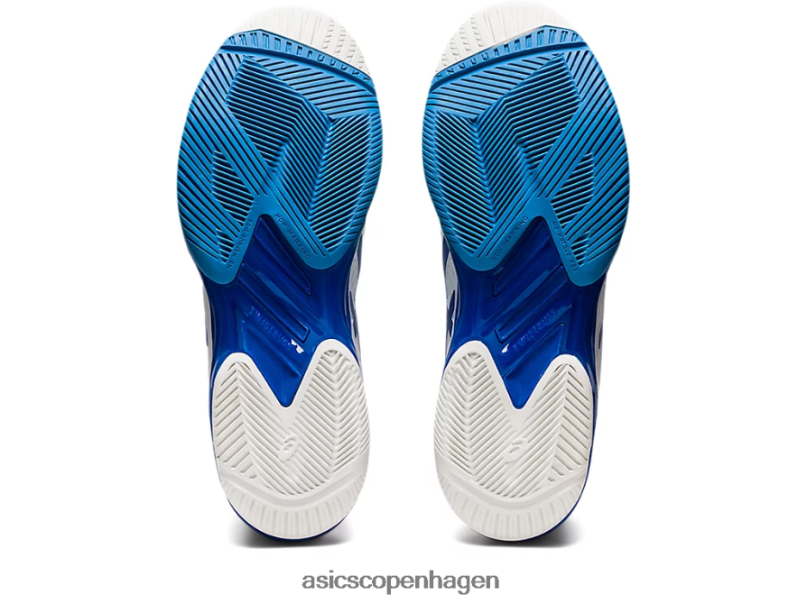 Asics løsningshastighed ff 2 hvid/tunblå Z206F61002