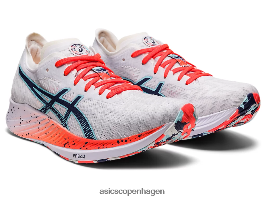 Asics magisk hastighed hvid/tordenblå Z206F63741