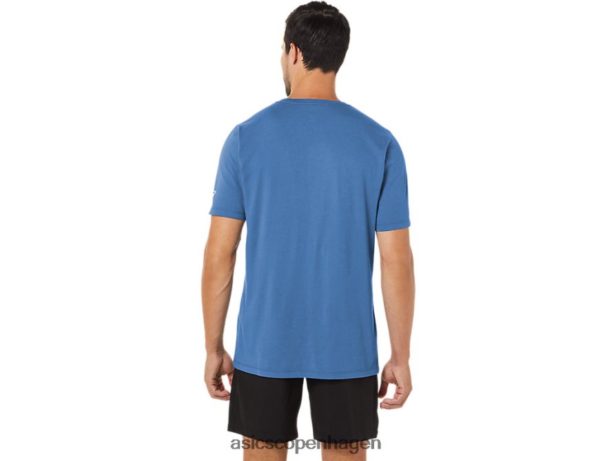 Asics malerpensel kortærmet t-shirt azurblå Z206F61057