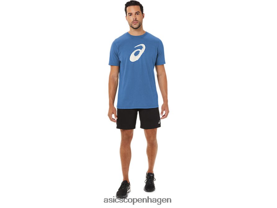Asics malerpensel kortærmet t-shirt azurblå Z206F61057
