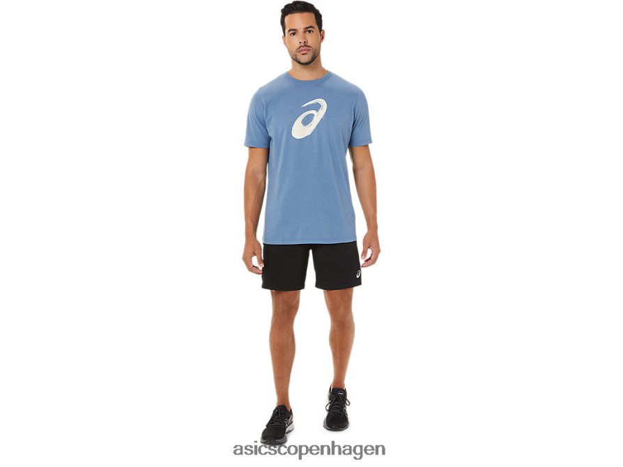 Asics malerpensel kortærmet t-shirt storm blå Z206F61742
