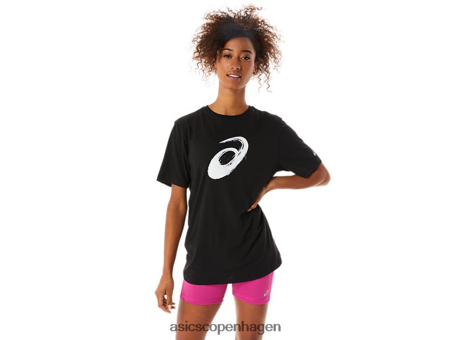 Asics malerpensel kortærmet t-shirt ydeevne sort Z206F62075