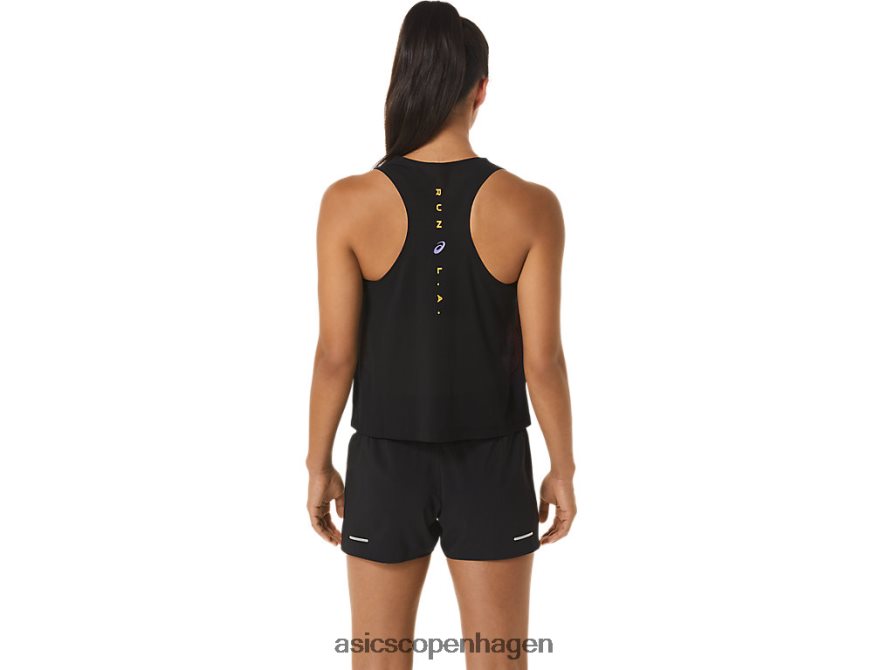 Asics maraton tank lys orange/orange pop/ametyst Z206F62316