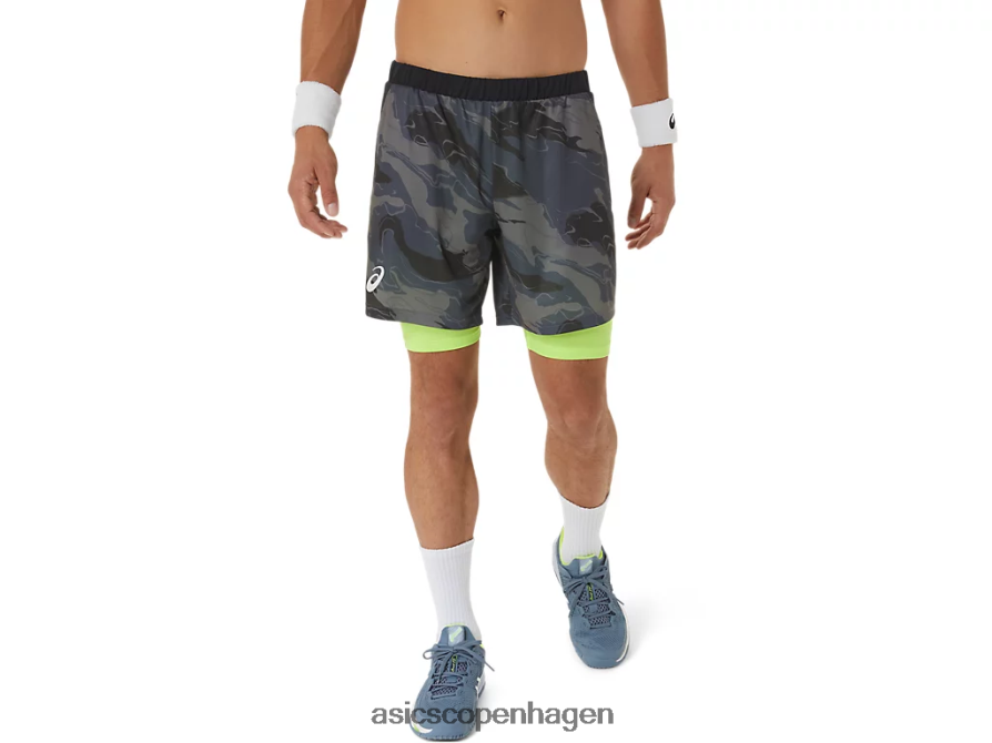 Asics match grafik 7 kort sagt bærer grå Z206F6506