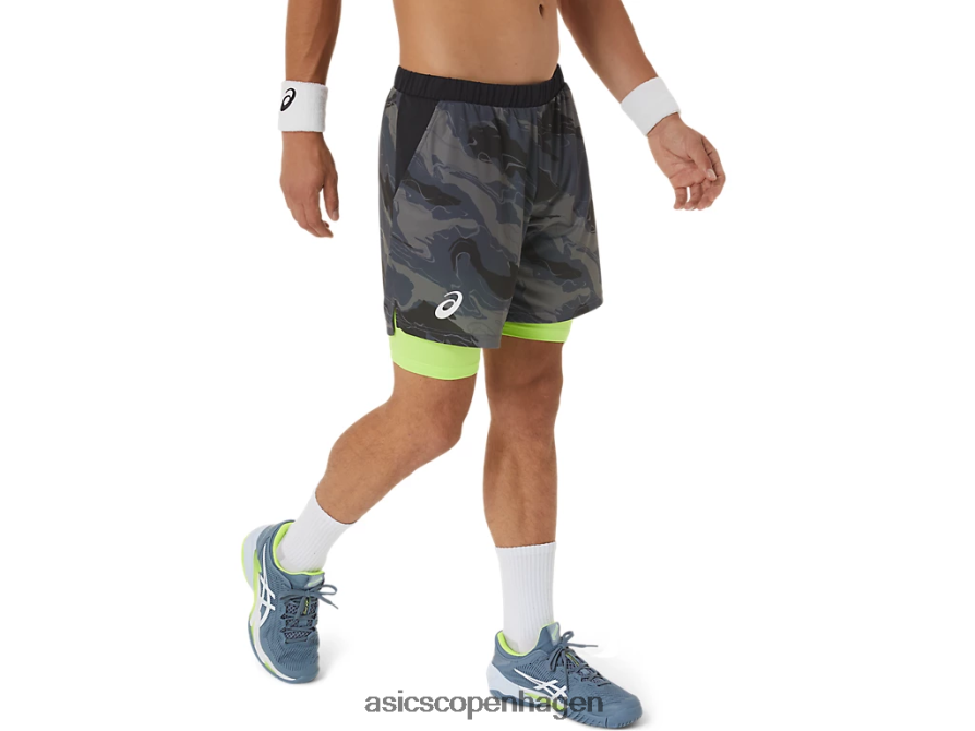 Asics match grafik 7 kort sagt bærer grå Z206F6506