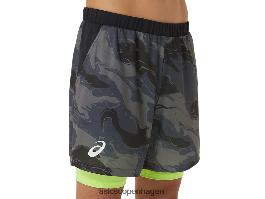 Asics match grafik 7 kort sagt bærer grå Z206F6506