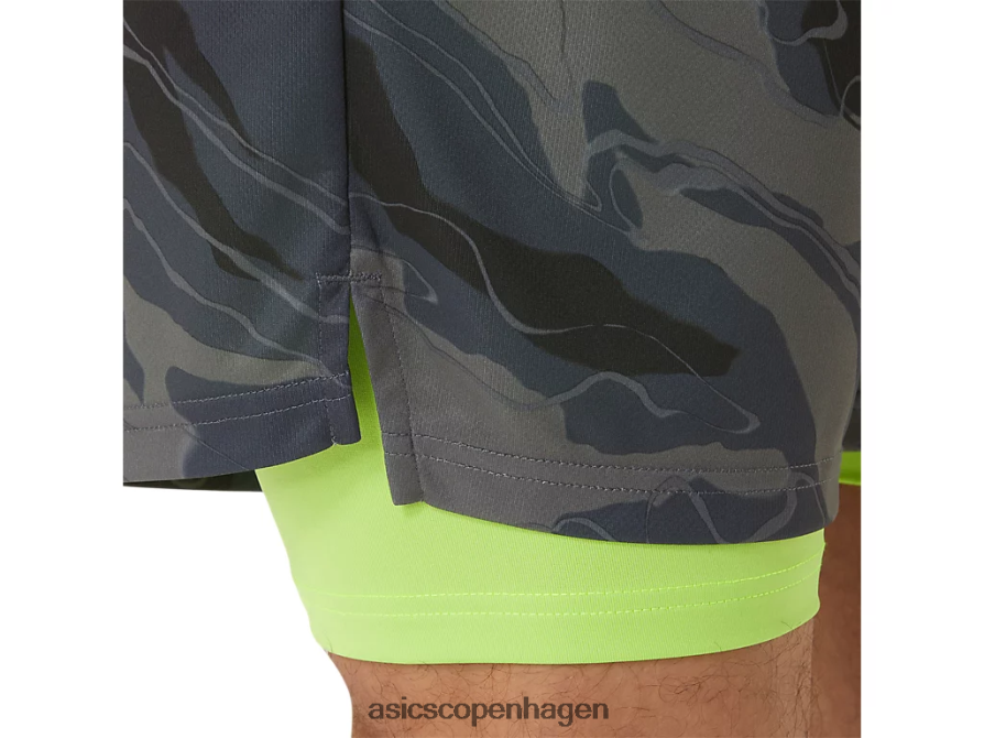 Asics match grafik 7 kort sagt bærer grå Z206F6506