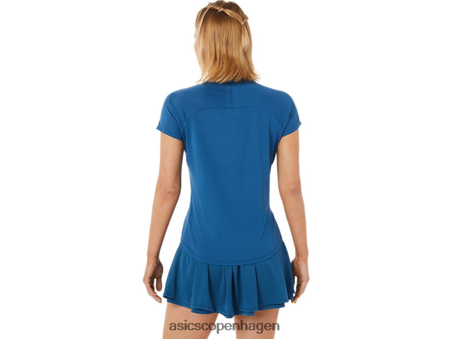 Asics match grafisk kortærmet t-shirt oasisgrøn/lys indigo Z206F63526