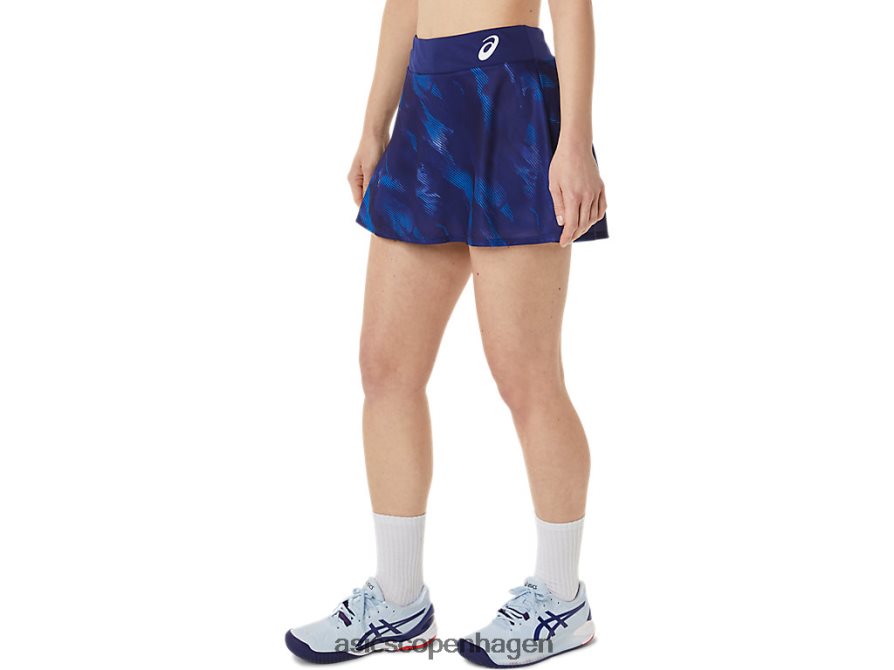 Asics match grafisk skort dykke blå Z206F63064
