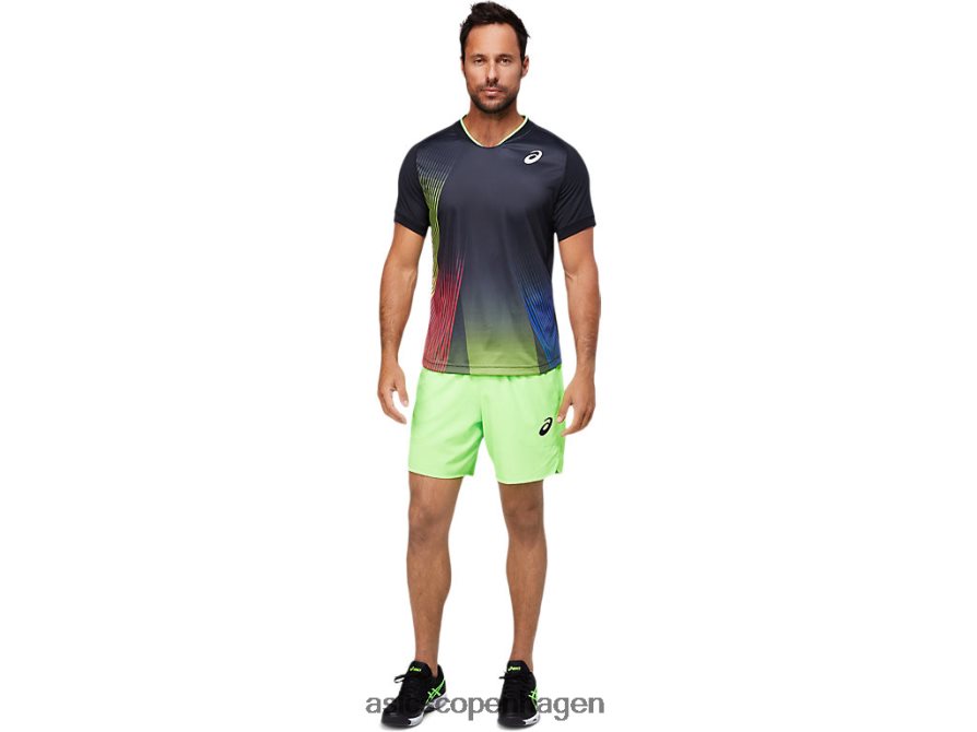 Asics match grafisk t-shirt ydeevne sort Z206F61830