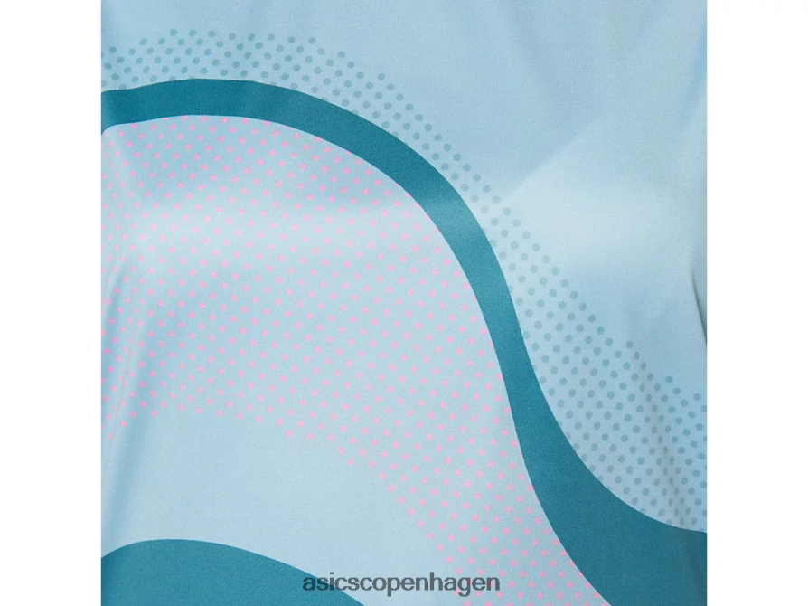Asics match grafisk tank røg blå Z206F64045