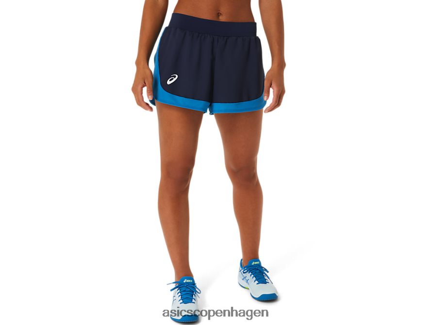 Asics match kort midnat/hazard grøn Z206F62240