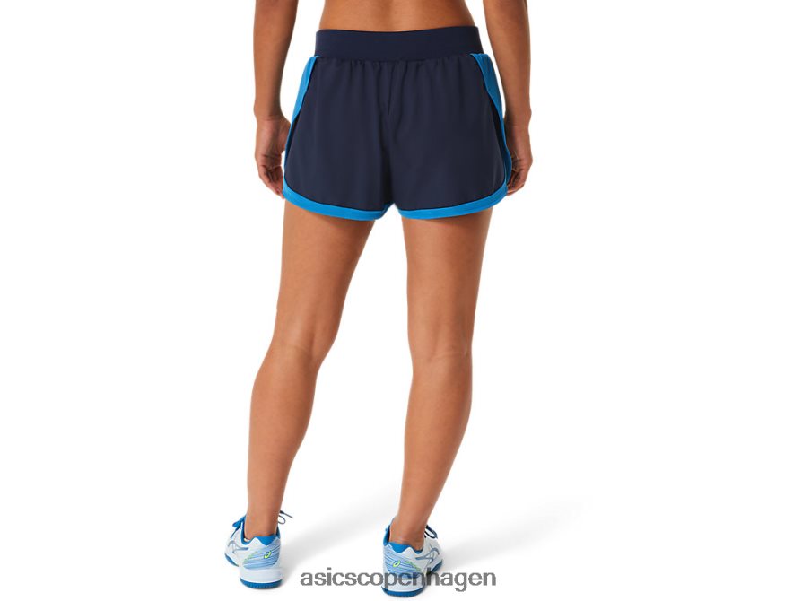 Asics match kort midnat/hazard grøn Z206F62240