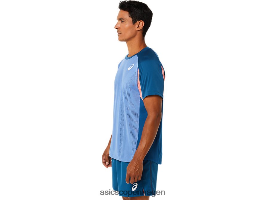 Asics match kortærmet top let indigo Z206F61509