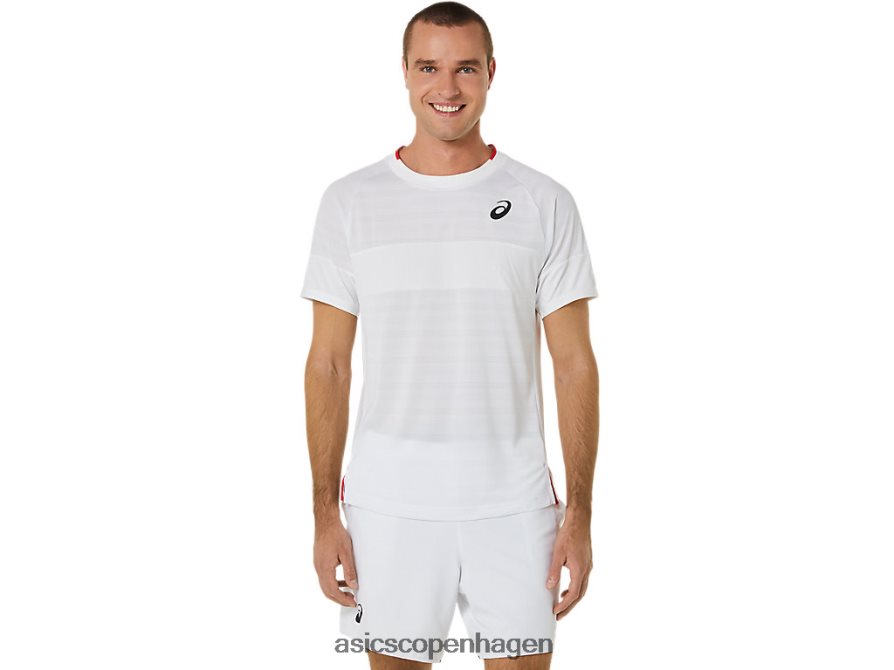 Asics match kortærmet top strålende hvid Z206F6499