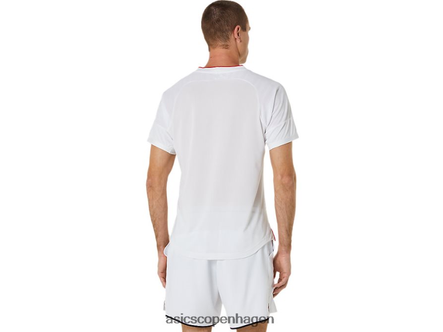 Asics match kortærmet top strålende hvid Z206F6499