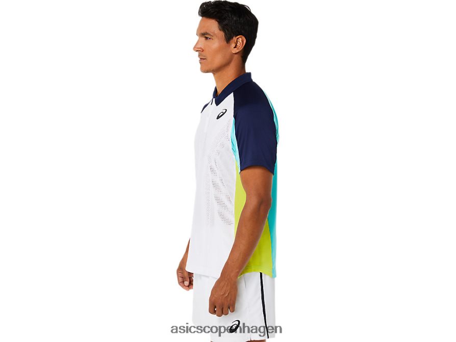 Asics match poloshirt strålende hvid/is mynte Z206F61504