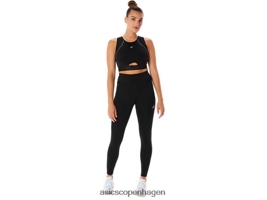 Asics mesh panel træningstæt ydeevne sort Z206F62308