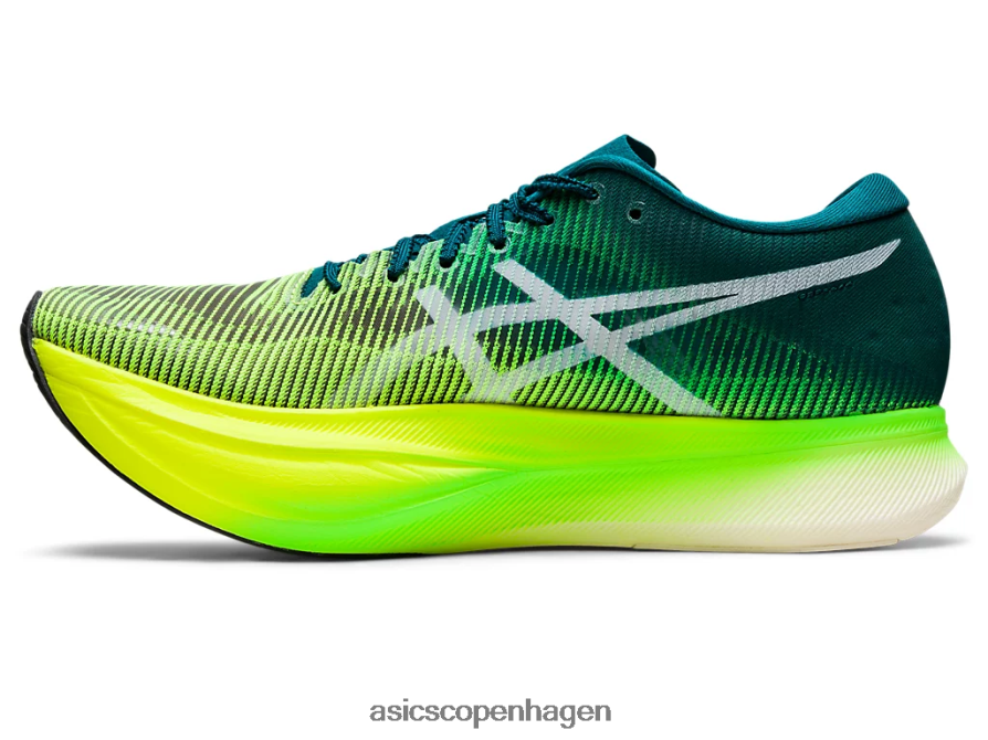 Asics metaspeed sky+ fløjlsfyr/sikkerhedsgul Z206F61254