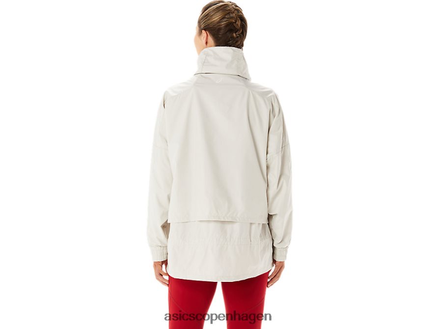 Asics movekoyo vævet jakke røg grå Z206F62776