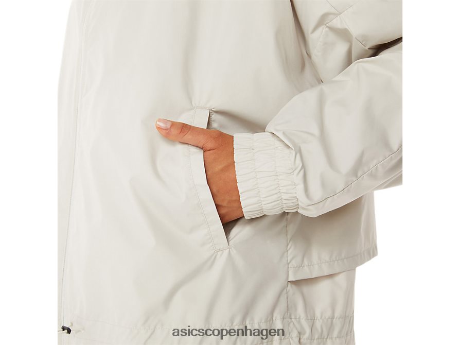 Asics movekoyo vævet jakke røg grå Z206F62776