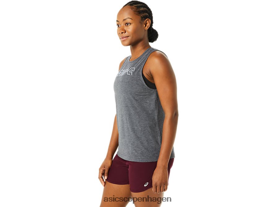 Asics muskeltank mørkegrå lyng/tåge Z206F63693