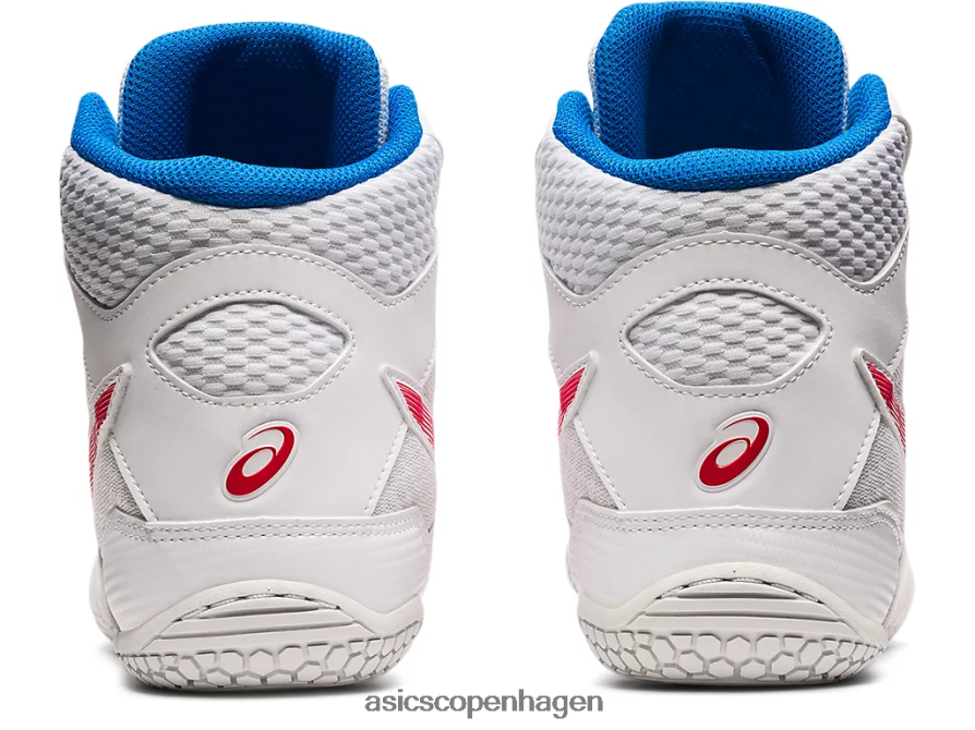 Asics måttekontrol 2 hvid/elektrisk rød Z206F61827