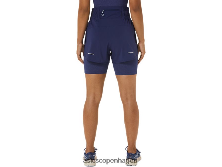 Asics nagino 4in løbe kort indigo blå Z206F62248
