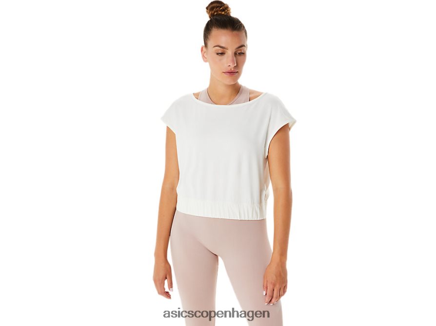 Asics nagino flex kortærmet top fløde Z206F62143