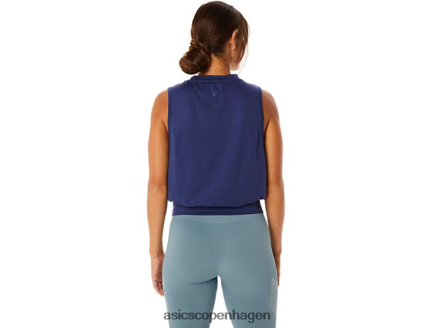 Asics nagino flex ærmeløs top indigo blå Z206F62145